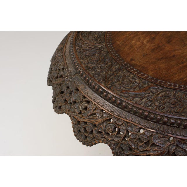 Carved Occasional Table, 1890s For Sale - Image 5 of 8