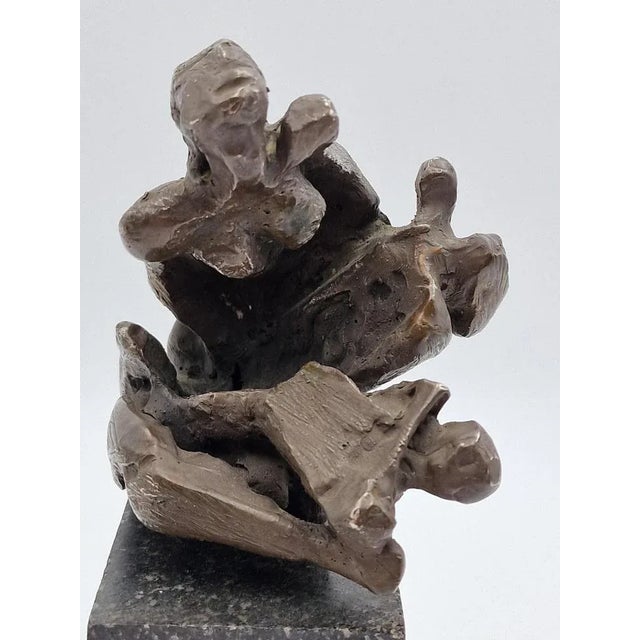 Contemporary Cast Bronze Sculpture, 1960s For Sale - Image 10 of 11
