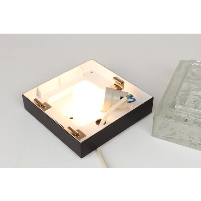 Brutalist Bega Recessed Light Fixture in Cast Glass, 1960s For Sale - Image 13 of 17