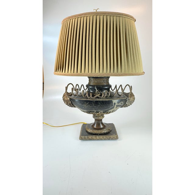 Lamp by Leeazanne for Lam Lee Group, 1990s Large Captivating Sculptural Urn With Vines For Sale - Image 9 of 12