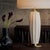 Contemporary Crocus Ceramic Table Lamp, White For Sale - Image 3 of 6