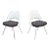 Mid-Century Modern Eero Saarinen for Knoll Executive Armless Chairs - a Pair For Sale