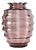 Belgian Art Deco Optic Glass Vase from Doyen, 1930s For Sale