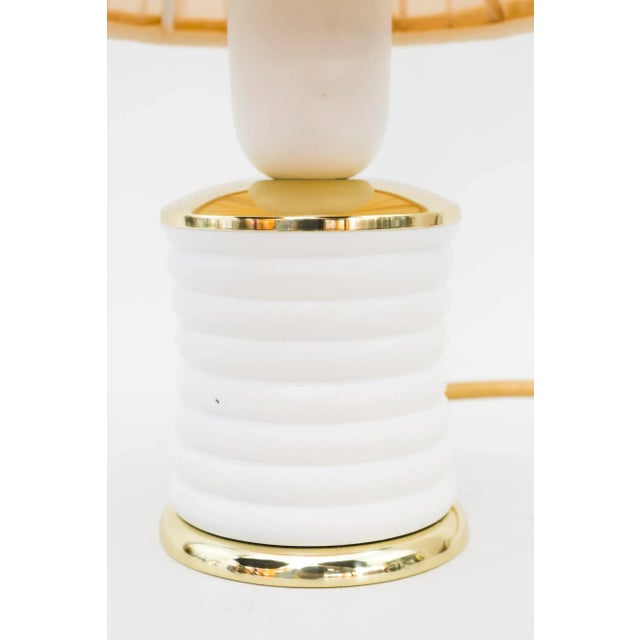 Small Table Lamp by Rupert Nikoll with Fabric Shade, 1950s For Sale - Image 10 of 12