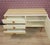 Wood Small Vintage Sideboard in Varnish Cream, 1970s For Sale - Image 7 of 15