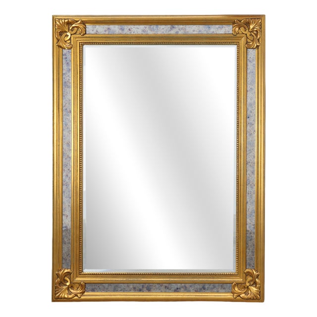 20th Century Baroque Gilt Mirror by Deknudt, Belgium, 1960s For Sale