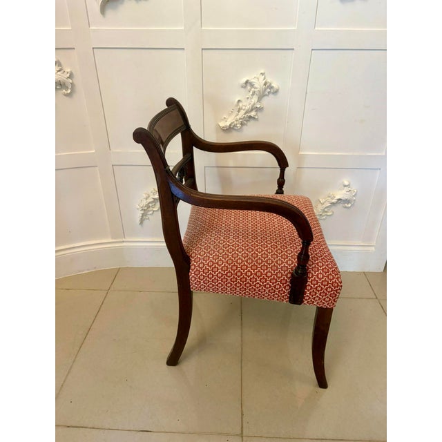 Beige Antique Regency Mahogany Dining Chairs, 1830s, Set of 8 For Sale - Image 8 of 18