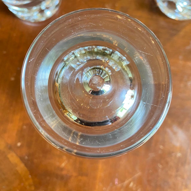 Vintage Krosno Poland Bubble Bottom Highball Glasses - Set of 7 For Sale In Sacramento - Image 6 of 7