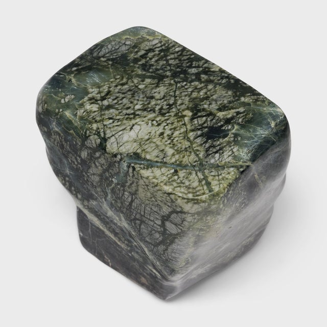 Chinese Meditation Stone Side Table For Sale - Image 3 of 5