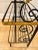 Vintage French Style Four Tier Scrolled Wrought Iron & Brass Baker's Rack For Sale - Image 10 of 10