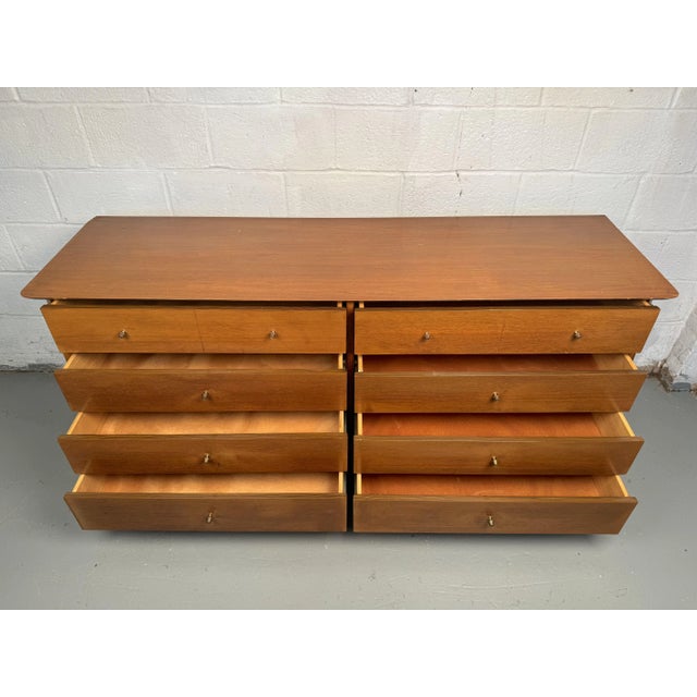 Brown Mid 20th Century Vintage Sculpted Dresser by Stiehl Furniture New York For Sale - Image 8 of 12