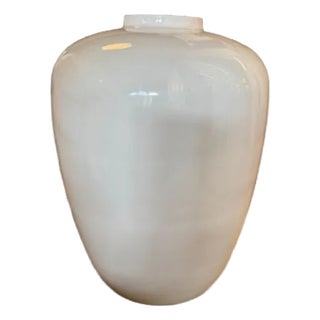 Jeffan Oblong White Vase For Sale