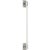 Chapman & Myers for Visual Comfort Signature Hawthorne 30" Linear Bath Light in Polished Nickel with White Glass For Sale