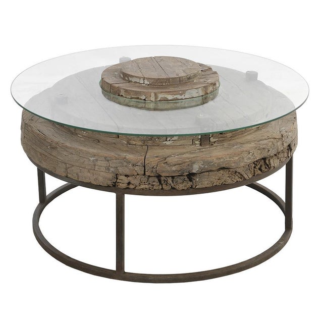 Industrial Coffee Table, 1920s For Sale - Image 6 of 6