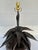 2010s Agave Metal Sculpture Lamp Aged Bronze Finish For Sale - Image 5 of 5