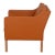 Model 2321 Lounge Chair in Cognac Bison Leather by Børge Mogensen for Fredericia For Sale - Image 3 of 5