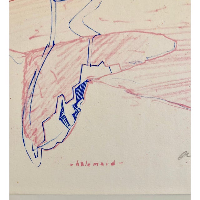 André Thomkins, 1970s Modernist Swiss Colorful Surrealism Signed Dada Lithograph Andre Thomkins For Sale - Image 4 of 7
