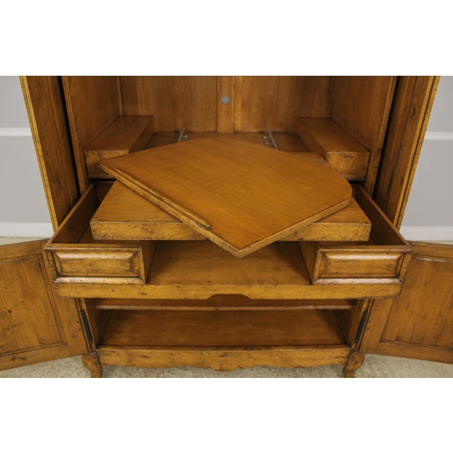 Guy Chaddock Country French Distressed Tv Armoire Chairish