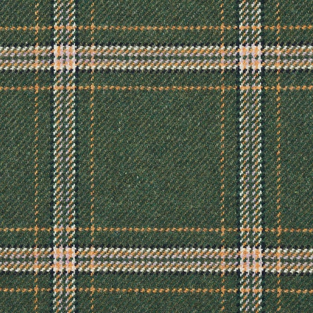 Traditional Sample - Schumacher Blackburn Merino Plaid in Green For Sale - Image 3 of 4
