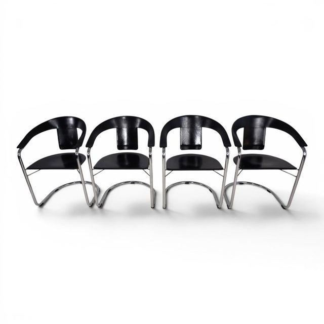 Dining Chairs by A. Rizzatto for Lo Studio, 1980s, Set of 4 For Sale - Image 6 of 18