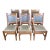 Set of 6 Stickley Mission Oak Leather Cottage Dining Chairs For Sale