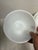 1950s 1950s Pyrex True Opal White Nesting Mixing Bowl Unmarked Milk Glass No Pattern For Sale - Image 5 of 9