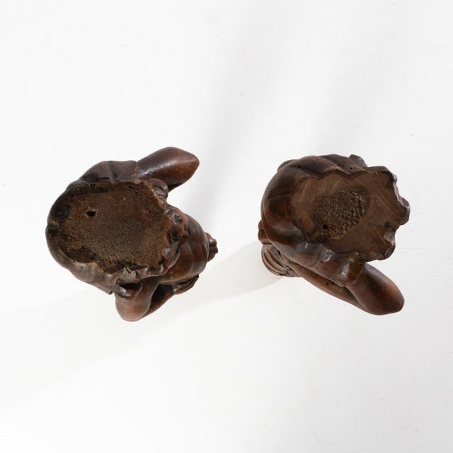 Early 20th Century Antique Carved Cherubs For Sale - Image 5 of 6