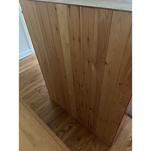 Mid 19th Century Antique Pine Stepback Hutch For Sale - Image 5 of 7