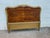 Early 20th Century French Provincial Louis XV Flame Mahogany and Parcel Painted Full Size Bed For Sale - Image 10 of 17