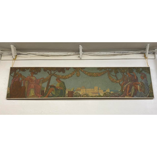 1920s Art Deco Painting For Sale - Image 11 of 11