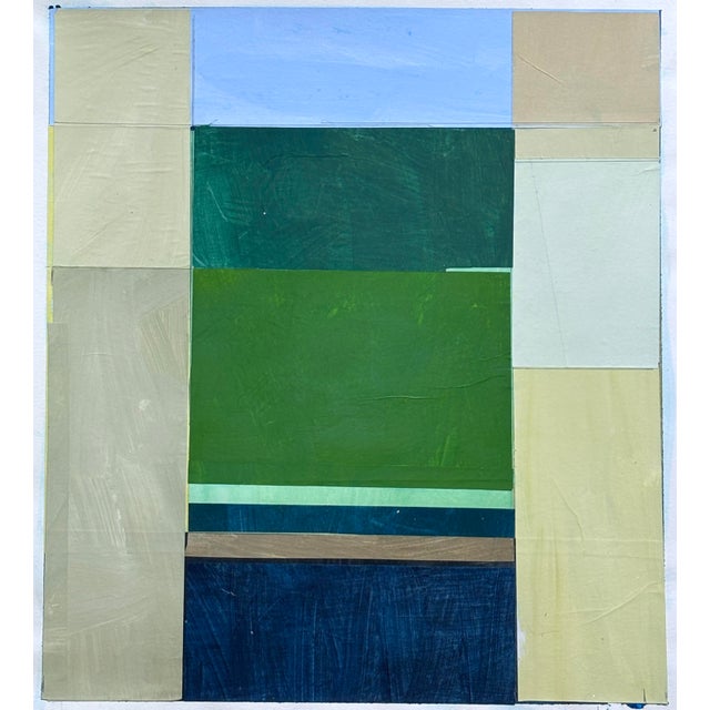Discover the allure of contemporary art with this stunning 18x20" original collage painting, expertly crafted to bring...