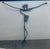 1950s Brutalist Style Metal Sculpture of Crucifixión Figure For Sale - Image 12 of 12