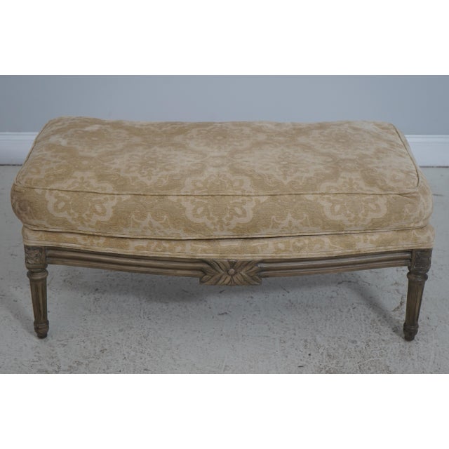 Harden French Louis XVI Loveseat & Ottoman For Sale - Image 13 of 18