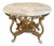 Rococo Carved Gilt Wood and Marble Console Table For Sale