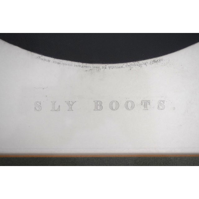 "Sly Boots" 1846 Hand Coloured Mezzotint by William Spooner (1796-1882) For Sale - Image 4 of 4