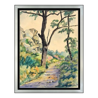 Early 20th Century Strolling Through The Park, Paul-Émile Pissarro For Sale