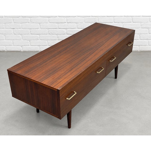 Mid Century Modern Low Height Rosewood Danish Credenza, C. 1960’s For Sale - Image 11 of 12