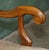Wood Antique French Walnut Armchair with Silk Damask Upholstery, 1880s For Sale - Image 7 of 17
