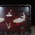 Wood Late 20th Century Scalloped Wooden Tray With Mother-of-Pearl Koi Fish Inlay For Sale - Image 7 of 10