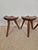 Rustic Stools in the style of Jean Touret, 1950s, Set of 4 For Sale - Image 9 of 18