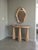 Alinda Half Moon Console Table with Free Form Mirror For Sale - Image 4 of 5