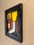 Andy Warhol Mark Leichliter Oil Painting on Board, Signed & Framed in Brutalist Frame, 2000’s For Sale - Image 4 of 14