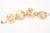 Japanese Signed by Yo Hai Gold Plated Mask Charm Bracelet, 1990's For Sale - Image 4 of 8