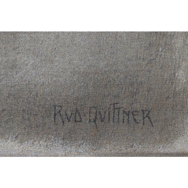 Rudolf Quittner, The Last Rays of Sun, 1903, Oil on Canvas For Sale - Image 6 of 7