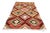 Bohemian Vintage Turkish Kilim -75.5" X 130" For Sale