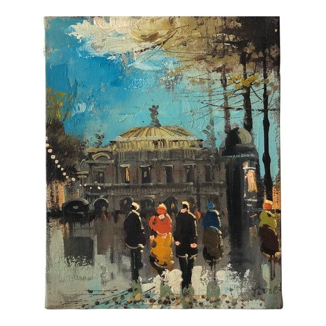 Paris Opera House Oil Painting By French Artist Soiret Chairish