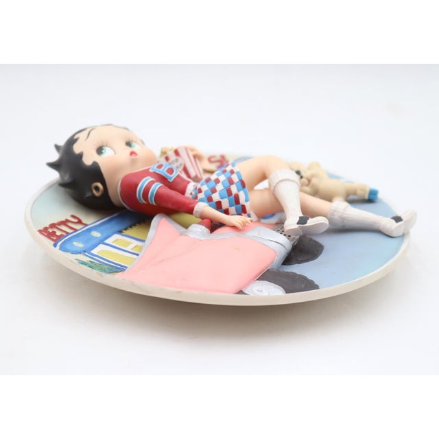 Betty Boop "At the Drive-In" 3-D Sculptural Collector Plate For Sale - Image 6 of 9