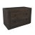 Modern Espresso Two Drawer Nightstand For Sale - Image 4 of 7