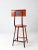 Wood Vintage Orange Industrial Stool For Sale - Image 7 of 8