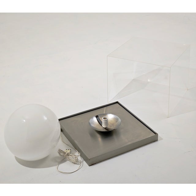 Table Lamp in Glass, Acrylic Glass and Metal, Italy, 1970 For Sale - Image 14 of 18